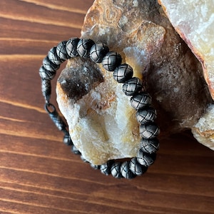 Hand Braided Sterling Silver Bracelet - Celtic Woven Design