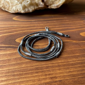 Handmade 999 Silver Viking Knit Chain Necklace