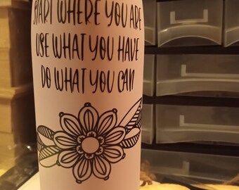 Pink stainless steel flask