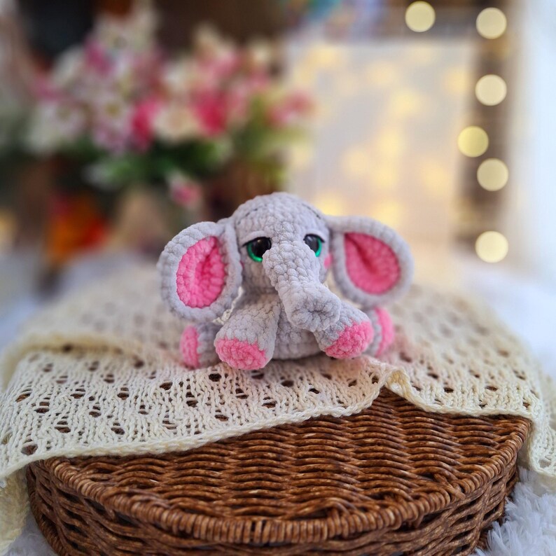 Crochet Plush Elephant Pattern: No Sew Amigurumi (PDF Pattern) - Etsy