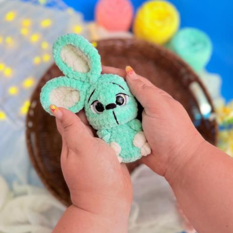 Crochet Plush Easter Bunny Pattern Amigurumi (PDF Pattern) - Etsy