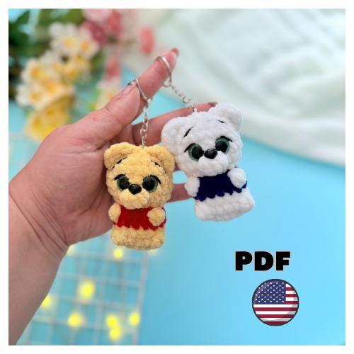 Daraz L Love You Teddy Bear Buy Plush Bear Keychain Online In