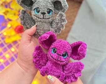 Crochet Halloween Plush Bat Pattern – Spooky Plushie Bat Amigurumi
