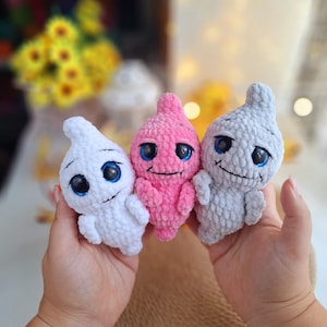 Halloween Geist Häkel-Anleitung: Plüschtier Amigurumi (PDF-Muster)