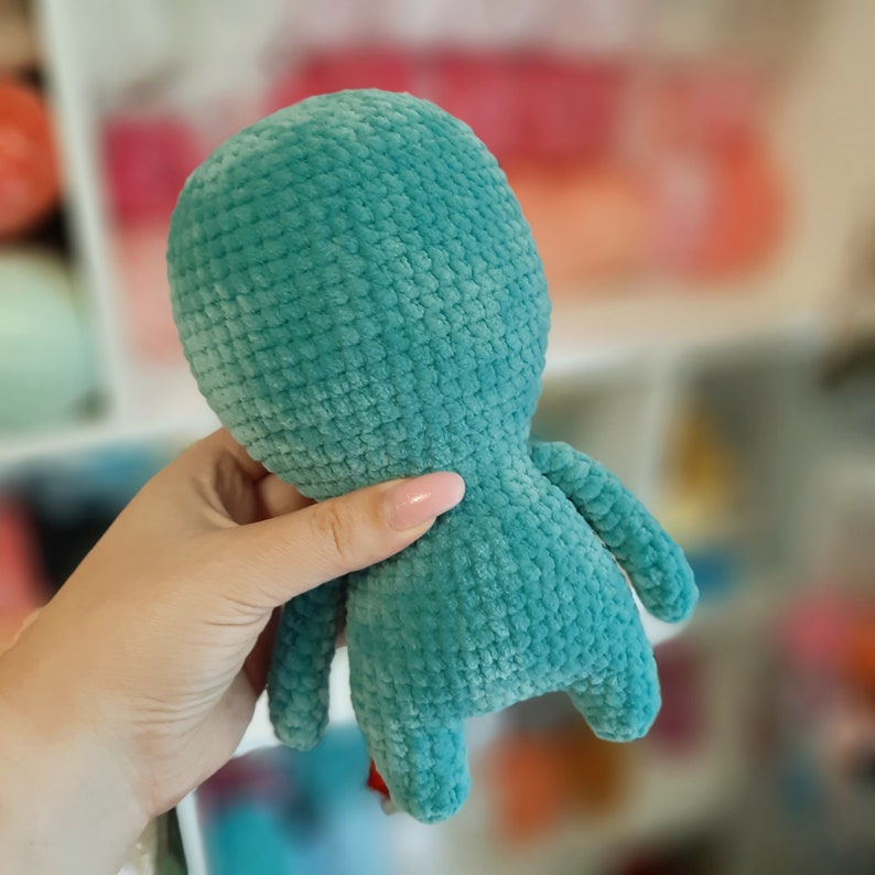 Crochet plush alien pattern, cute crochet toy pattern, crochet amigurumi pattern image 3