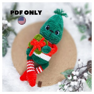 Christmas Crochet Amigurumi Green Villain Pattern (PDF)
