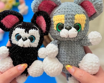 Crochet Plush Cat Amigurumi Pattern (PDF Pattern)