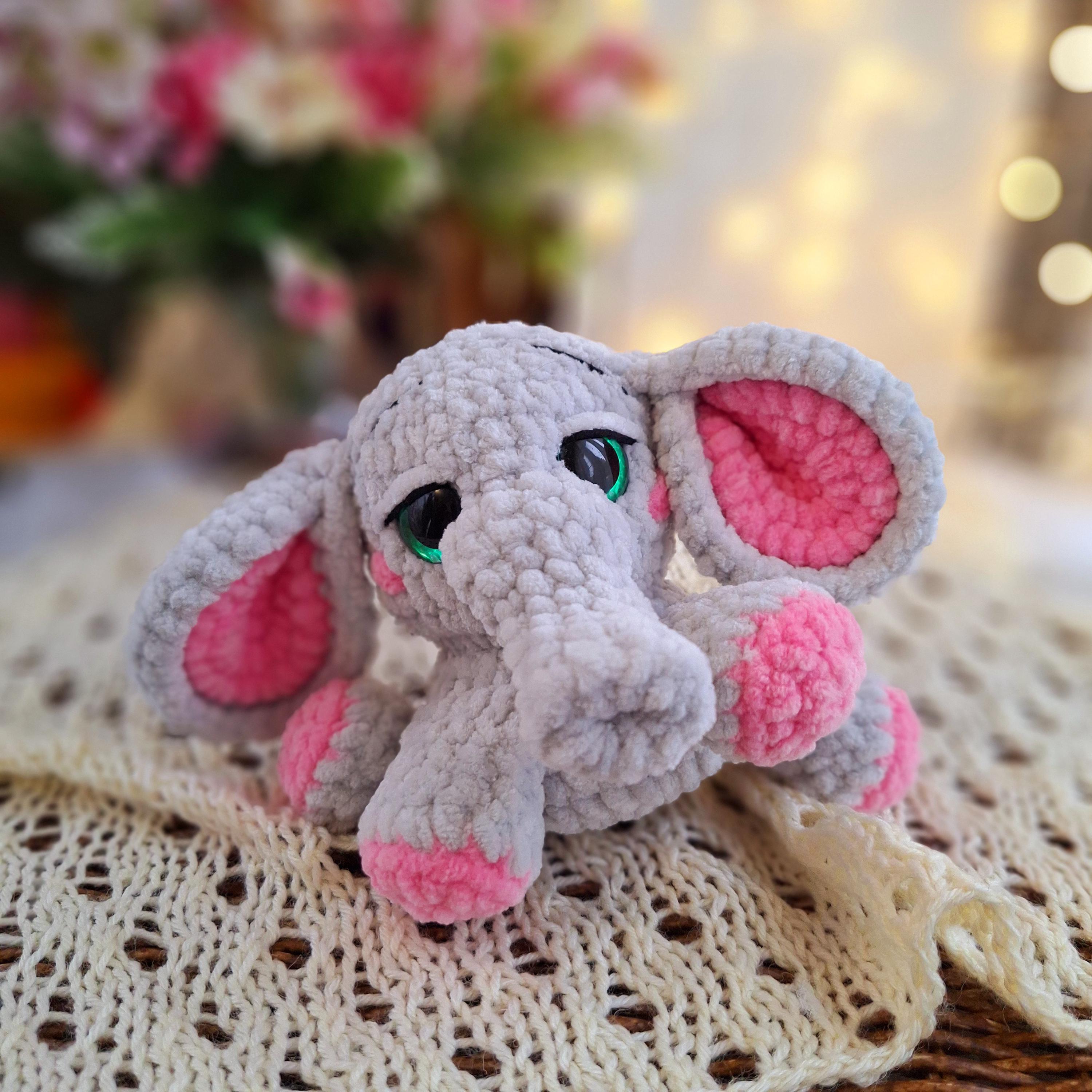 Crochet Plush Elephant Pattern: No Sew Amigurumi (PDF Pattern) - Etsy