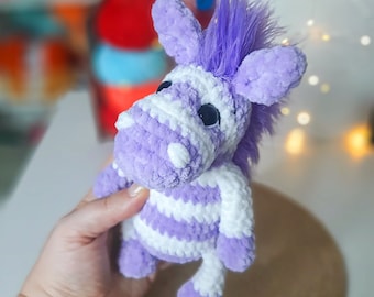 Crochet Zebra Plush Amigurumi Pattern: Easy Plushie (PDF Pattern)