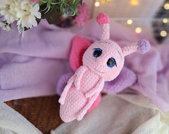 Patrón de mariposa de peluche a crochet (patrón PDF)