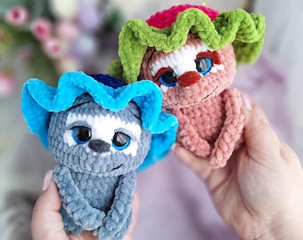 Virkat mönster för sengångare: Amigurumi-djur utan syning (PDF-nedladdning)