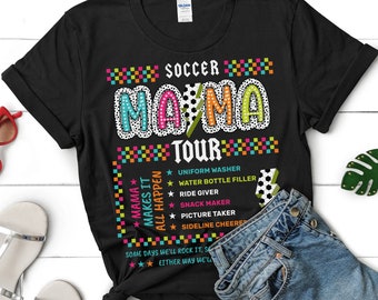 Soccer Mom Shirt, Dalmatian Dot Soccer Mom T Shirt, Funny Soccer Mom Gifts, Soccer Mama Tee, Mama Motherhood Soccer Shirt, Retro Mama Tour