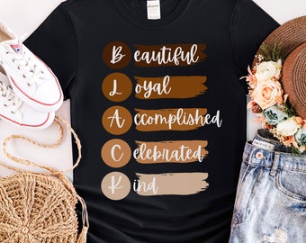Celebrate Black Excellence: Melanin Tee for Black Girls, Black Pride Shirt, Empowering Black History T - Black Owned, Black History Shirt