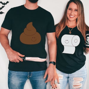 Matching Halloween Shirts, Halloween Shirts, Halloween Couples shirts, Halloween Costume, Funny Halloween T, Matching Halloween Tee