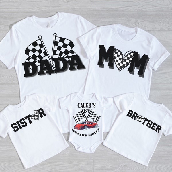 Race Car T Shirt Etsy