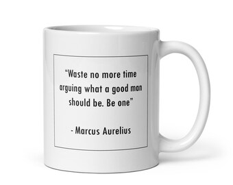 Marcus Aurelius quote mug, Stoic quote mug, Stoic mugs UK