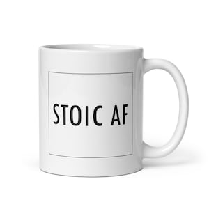 graduation mug, graduation gifts for her, graduation gifts for him, graduation mugs, STOIC AF Mug, Stoic Mugs UK, Philosophic Mugs