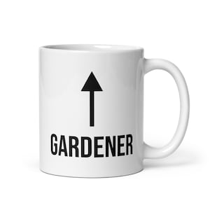 Gardening gift, gardening gifts for men, gardening allotment gifts, grandad mug, dad gardening, landscaper mug, profession mug, flower mug