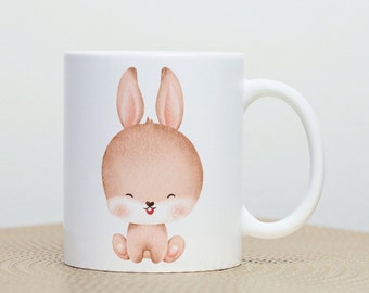 Rabbit Mug, Cute Animal Mugs UK