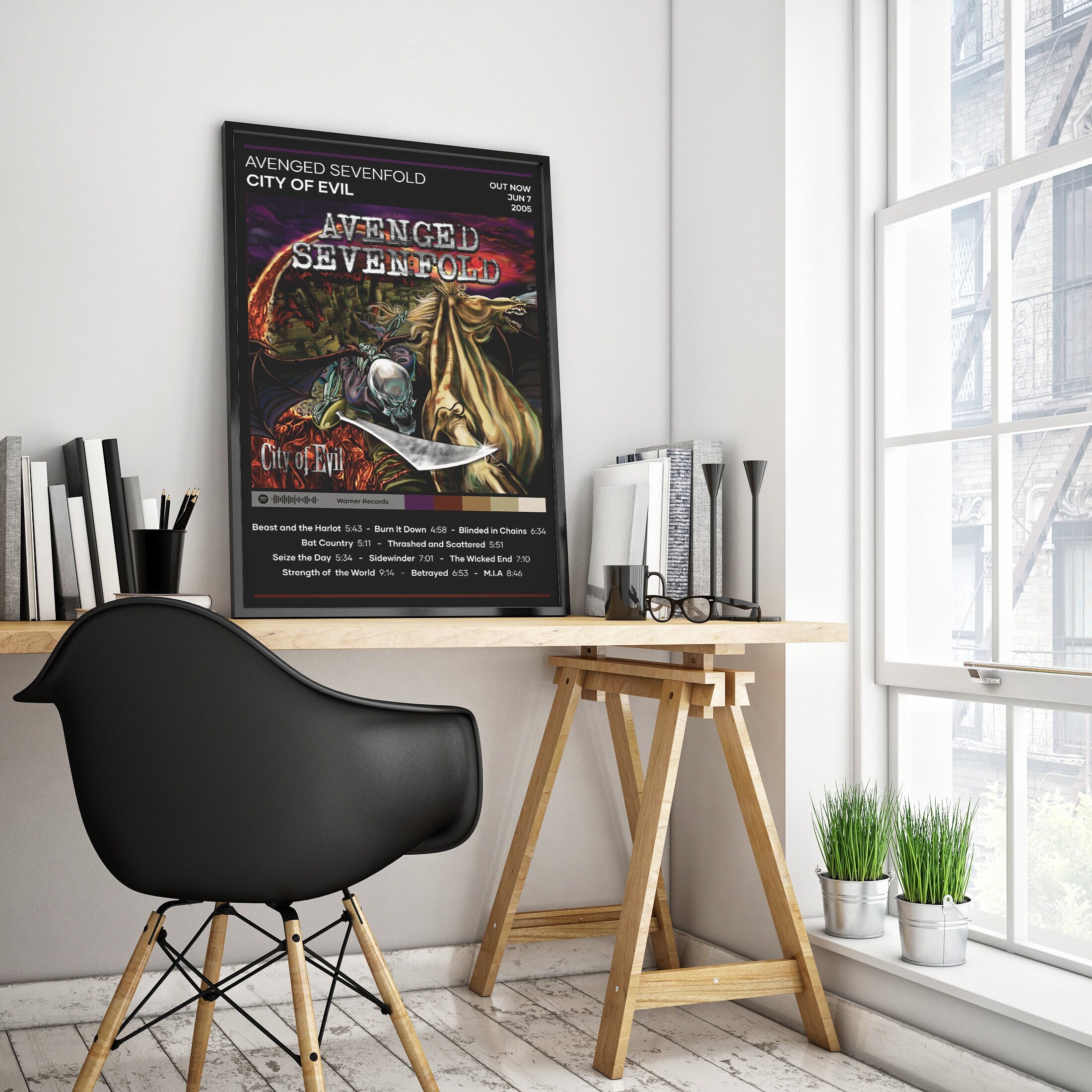 Discover Avenged Sevenfold Poster | City of Evil Poster