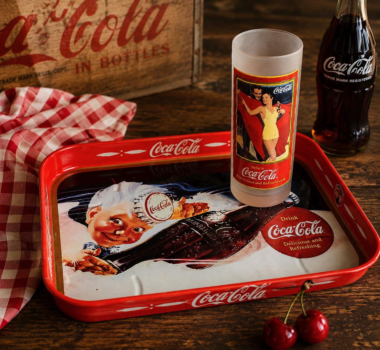 1950's Coke Glass - Etsy