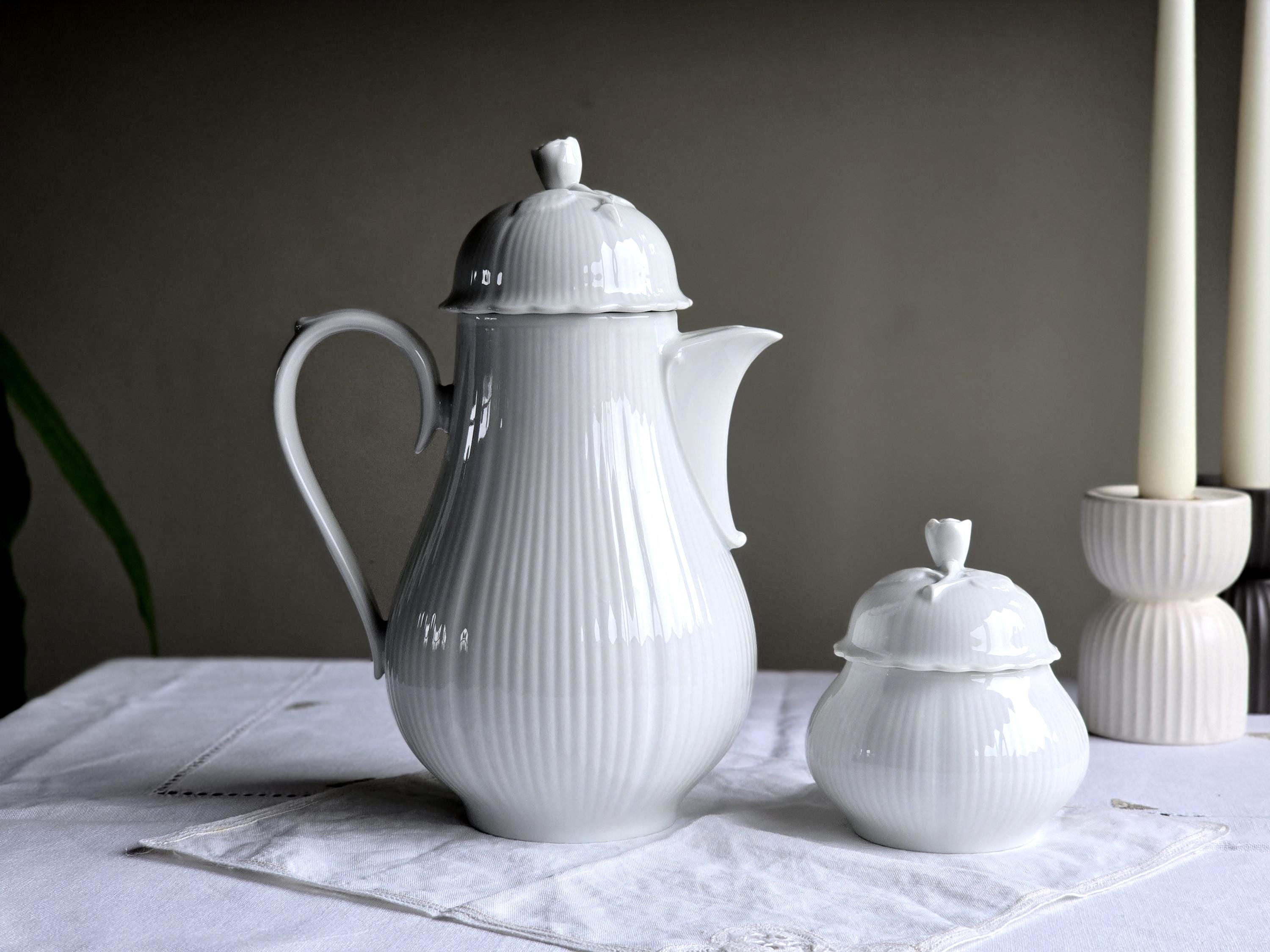 Service De Café/thé P.T. Bavaria Tirschenreuth - Cafetière, Théière, Sucre Et Lait