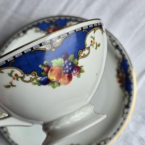 Rare 1930s Tea Set – Haas & Czjzek Grand Prix d&#39;Honneur – Cup and Saucer – Czechoslovakia Porcelain