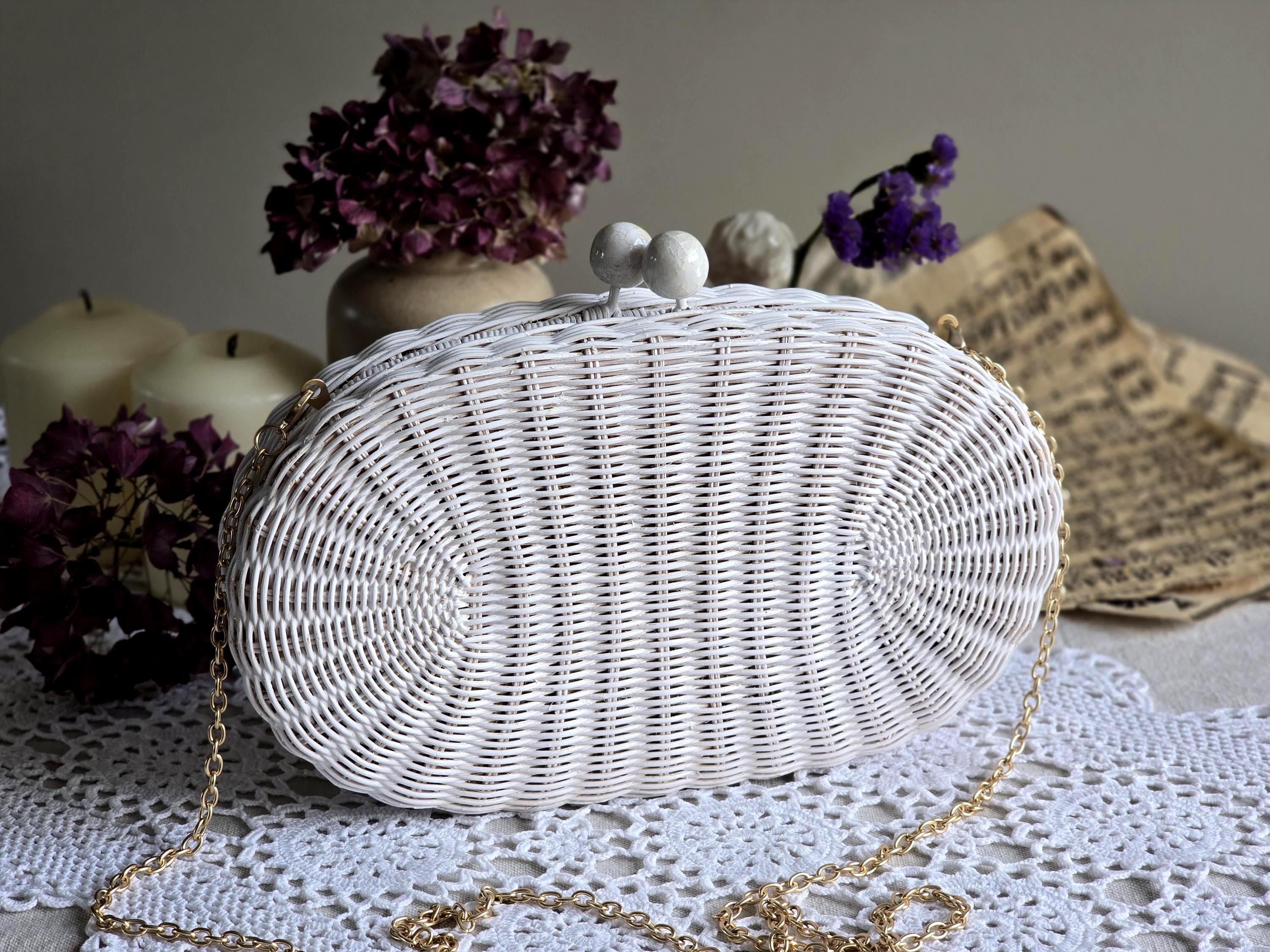 Wicker Rafe clutch RAFE New York Alessandra Long Clutch Rattan | Rustan main image 4