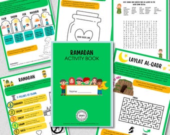 Customised Ramadan activity book 36 pages