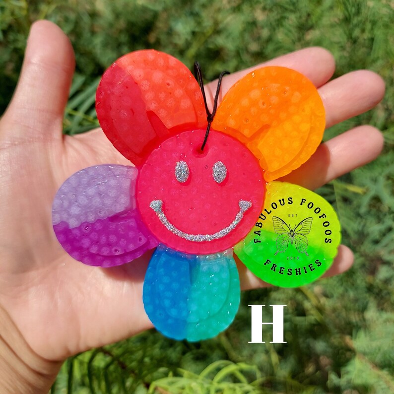 Smiley Face Flower Freshies Etsy