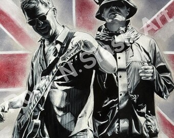 Personalised Oasis Live 25 Reunion, Liam Gallagher & Noel