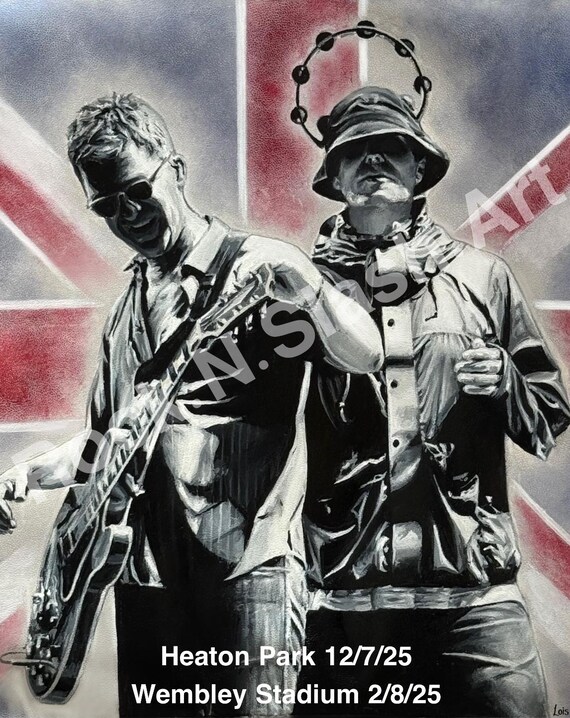 Personalised Oasis Live 25 Reunion, Liam Gallagher & Noel