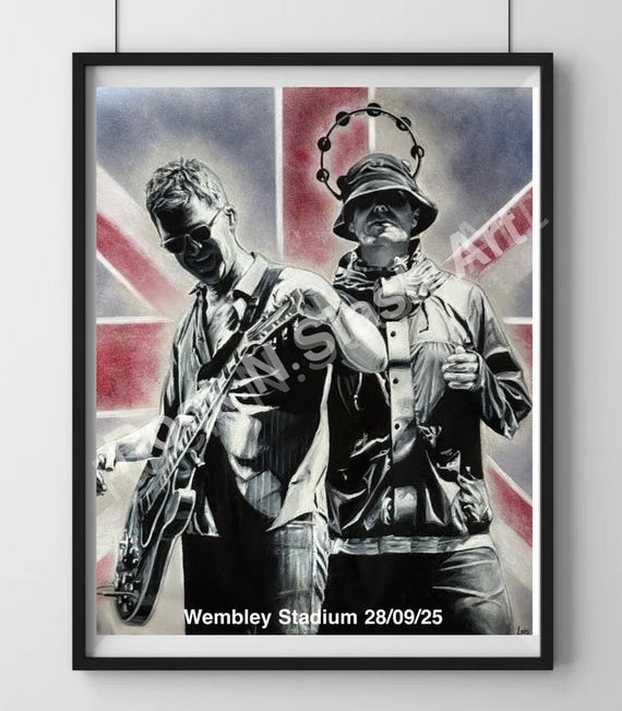 Personalised Oasis Live 25 Reunion, Liam Gallagher & Noel