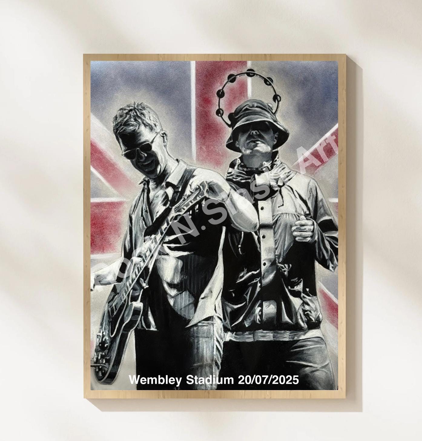 Personalised Oasis Live 25 Reunion, Liam Gallagher & Noel