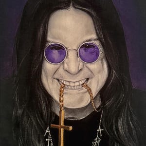 Ozzy Osbourne, Prince of Darkness, Black Sabbath art (PRINT)