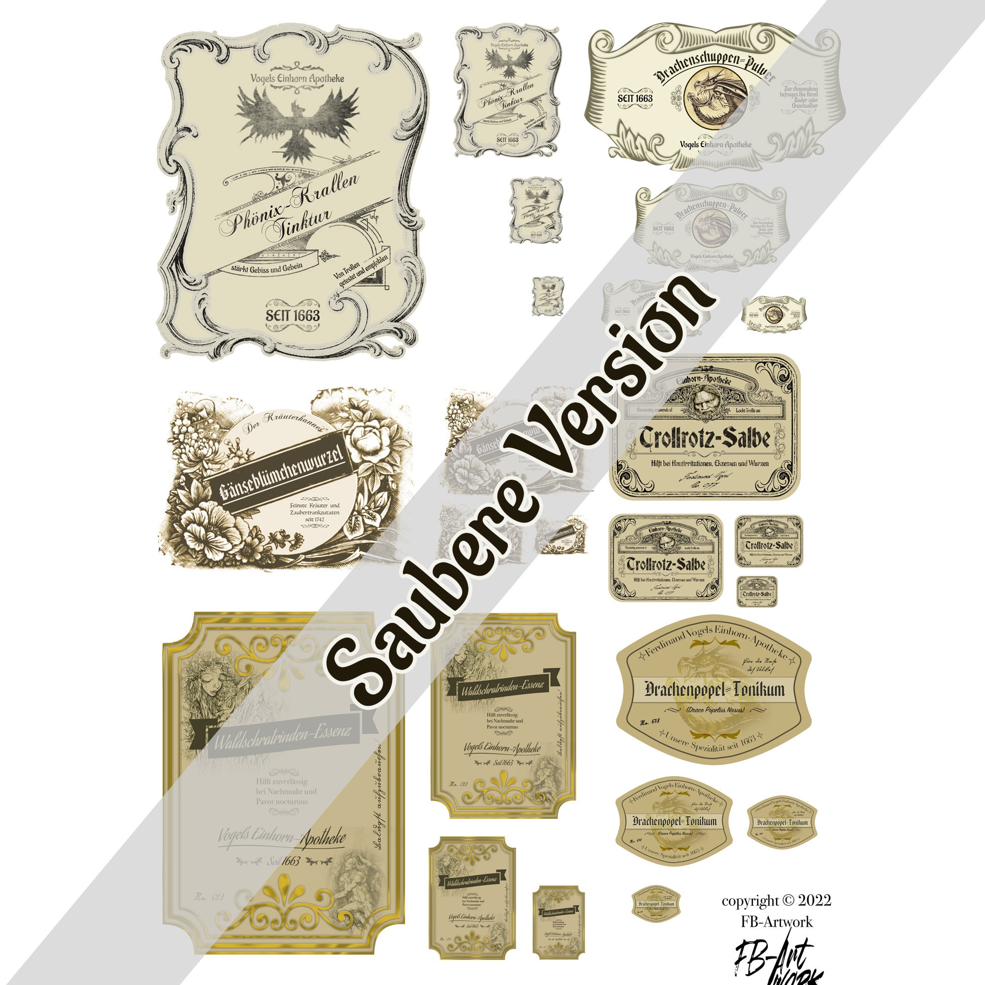 Printable Potions Labels and Potion Ingredients Labels - Etsy Canada