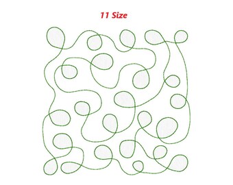 Quilt pattern no. 3 embroidery design, quilt block embroidery design. 11 measures. INSTANT DOWNLOADS