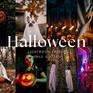 Halloween Lightroom-presets | 33 Spookachtige filters voor mobiel en desktop |  Hekserijfotografie