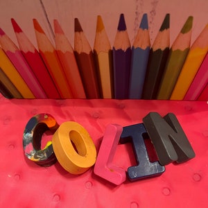 Colorful Alphabet Crayons