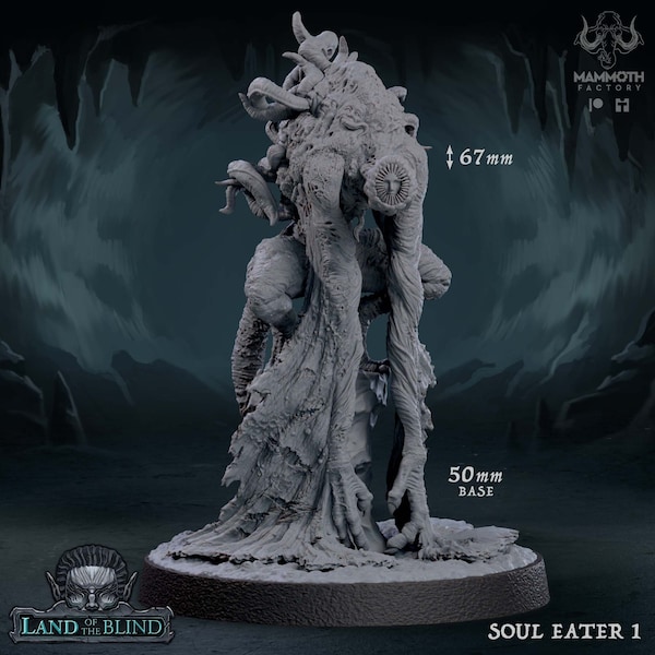 Soul Eater mini by Mammoth Factory Games | D&D miniatures | Pathfinder minis | AoS minis | DnD minis | TTRPG