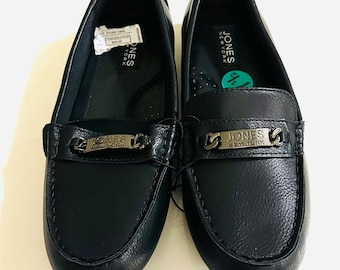 New Women Jone stones black moccasins