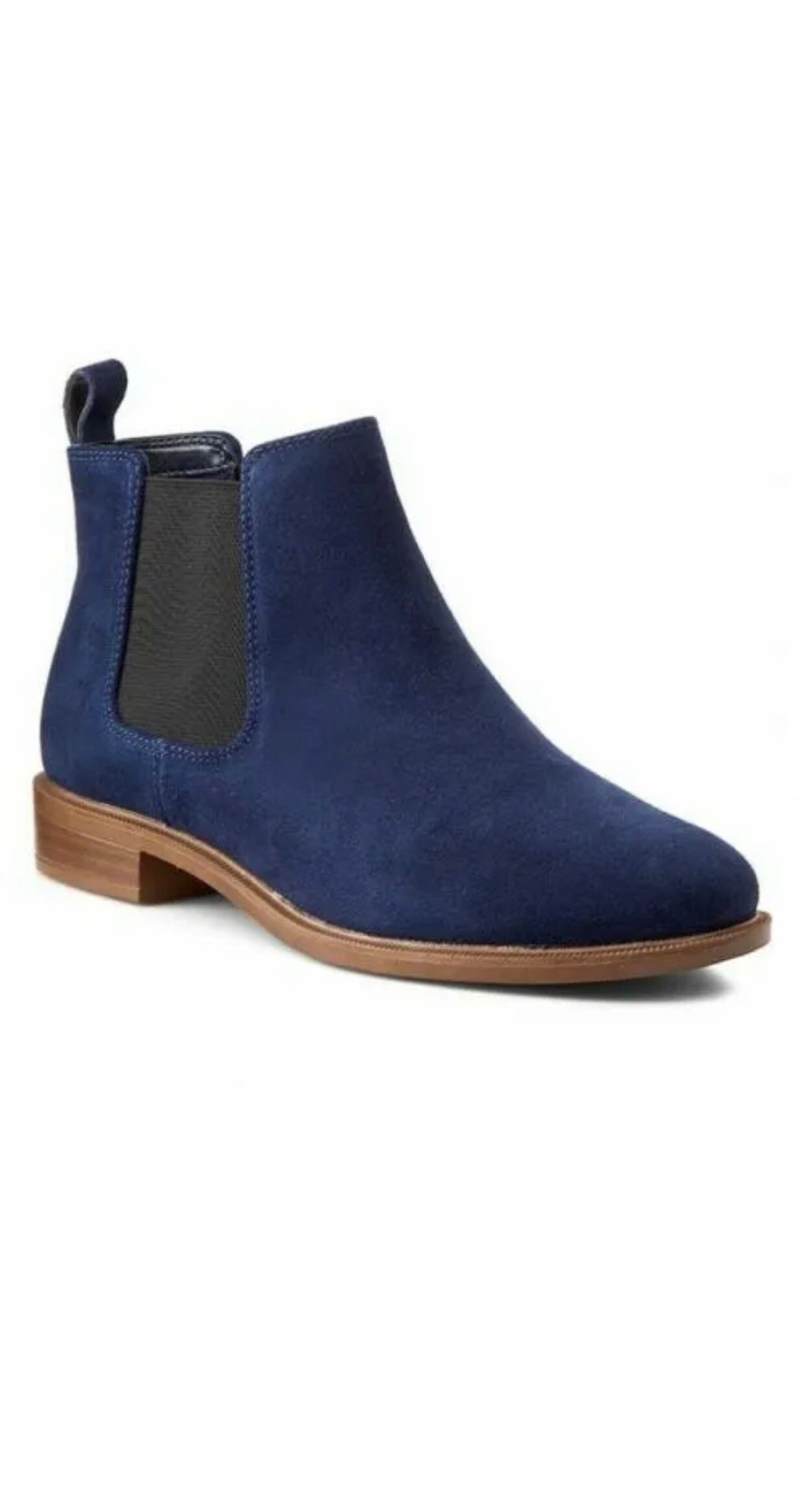 Digital Alacena Resonar New in Box Clarks Ladies Chelsea Ankle Boots TAYLOR Shine Navy - Etsy