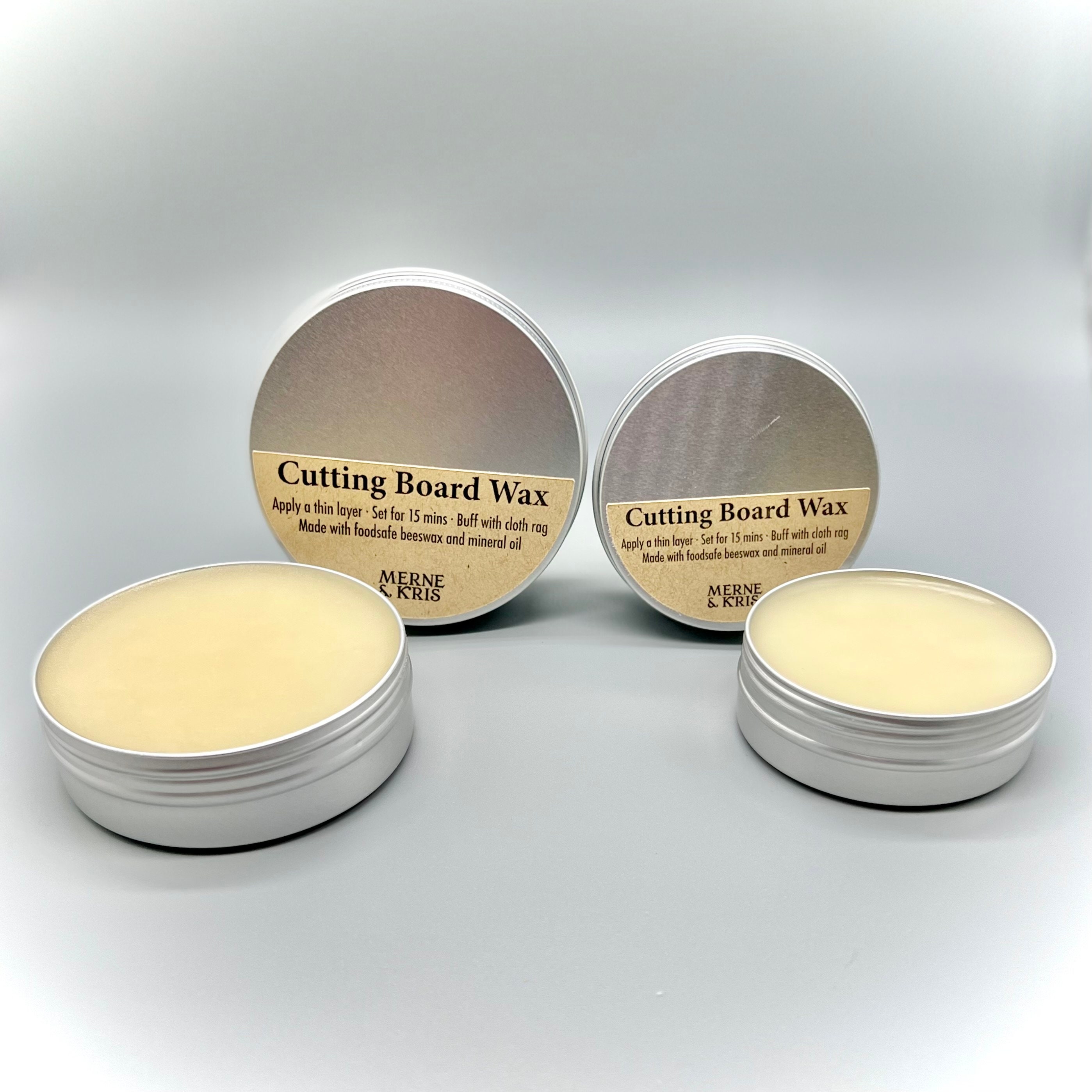 Cutting Board and Wood Conditioning Wax Merne & Kris Cutting Etsy