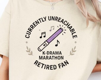 Camiseta divertida de jubilación de K-Drama, regalo para amantes de los K-Dramas, regalo para fans de los dramas coreanos, camiseta de la vida de jubilado