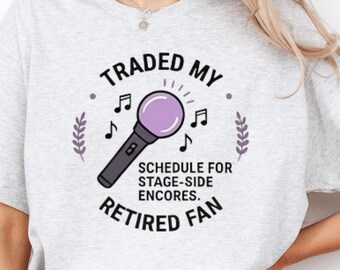 Camiseta divertida de jubilación de K-Pop, regalo para fans del K-Pop, regalo para amantes de la música coreana, camiseta para fans del K-Pop jubilados