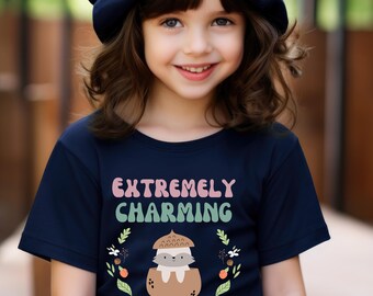 Camiseta infantil con ardilla extremadamente encantadora - Camiseta de animalito adorable para tallas 2T-6T, camiseta divertida con estampado de cachorro para niñas y niños, adorable regalo de cumpleaños con animales