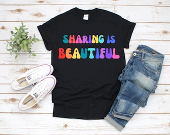 Chemise à partager, c'est beau, cadeau de vacances inspirant