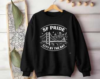 Camiseta del orgullo nativo de San Francisco - Puente Golden Gate, horizonte nocturno, ciudad junto a la bahía