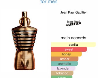 Échantillon d'élixir Le Parfum Jean Paul Gaultier Le Male | Parfum | Parfum | Pour lui | Cadeau |