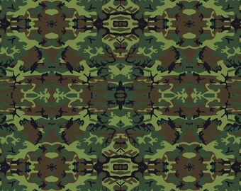 Digital Paper Camouflage Pattern